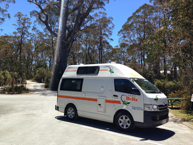 Camper Van at Cradle Mountain