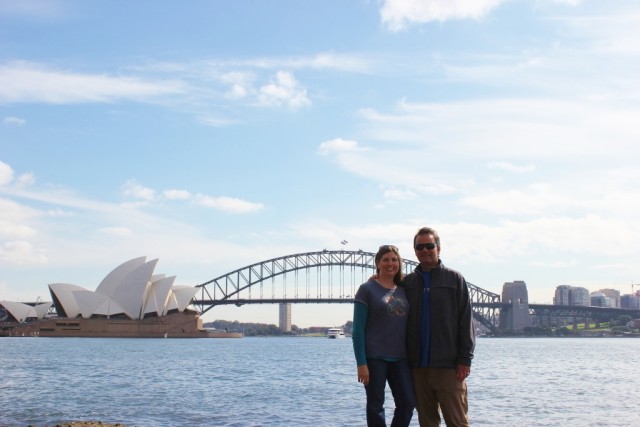 Sarah and Kris in Sydney, Australia